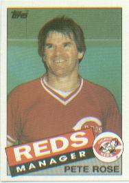 1985 Topps Baseball Cards      547     Pete Rose MG/TC